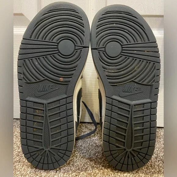 Nike Air Jordan 1 Low Shoes 'Dark Gray' Sail White DC0774-102 Womens Size 7.5 - Picture 7 of 7